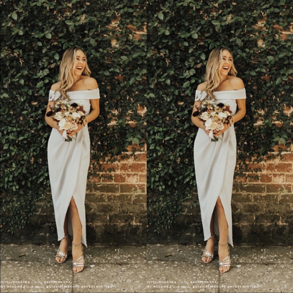 BHLDN Thompson Off- the-Shoulder Dress